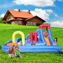 GAOMON Inflatable Castle Water Slide Bouncer Without Fan with Nozzle Arch 4.3x4x2.05m