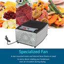 GAOMON Food Dehydrator 360 Degree Airflow Adjustable Dryer Grey