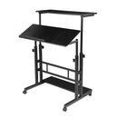 GAOMON Standing Lifting Computer Table Height Adjustable Laptop Desk Black