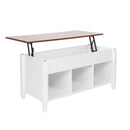 GAOMON Coffee Table Lift Top Wood Home Living Room Storage White