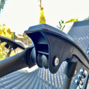 GAOMON Latex Rope Chair Patio Recliners Padded Folding Chair Wide Chaise Lounge Black