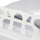 GAOMON Children 30-key Wooden Piano with Music Stand 49*50.5*48.5cm White