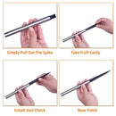 GAOMON 10pcs/set Garden Lawn Light Small Tube Light Solar Light  White