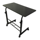 GAOMON Side Table Height Adjustable Coffee Snack Table Black