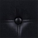 GAOMON Folding Storage Cube Seat PU Leather 76*38*38cm Black