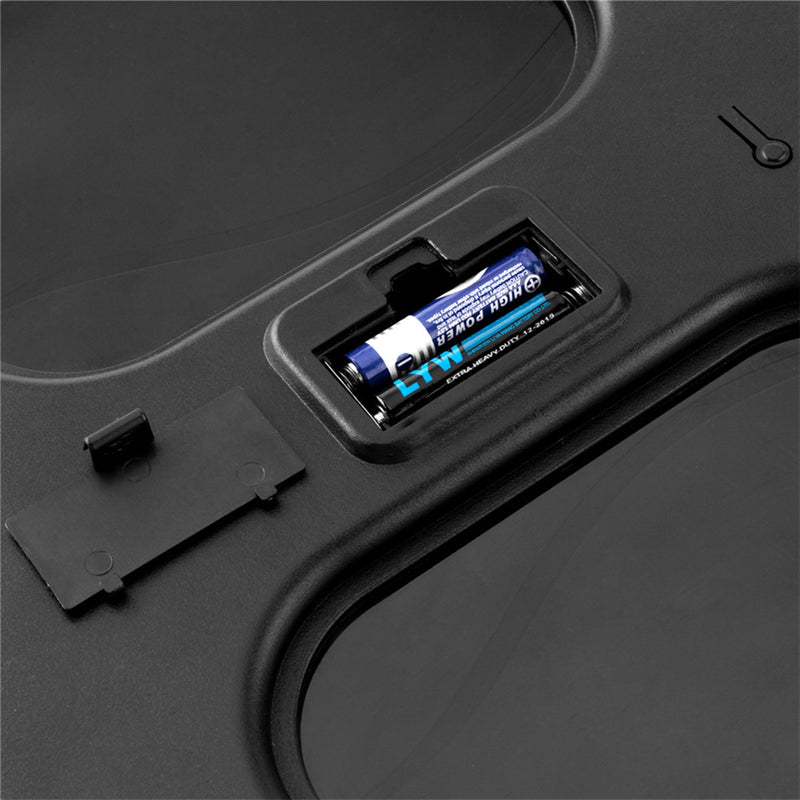 GAOMON Weight Scale 180kg 6mm Thickness Square 28*28cm Black