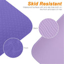 GAOMON TPE Yoga Mat 183*61*6cm Non-slip Gym Pad Purple
