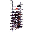 GAOMON 100cm 10 Tiers Shoe Rack Super Wide Extra Large Simple Assembly Shoe Shelf