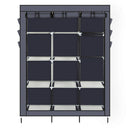 GAOMON 69 Inches Assembled Cloth Wardrobe Non-woven Fabric High-Leg Storage Closet Clothes Organizer