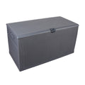 GAOMON Outdoor Garden Plastic Deck Box 120gal Storage Capacity Waterproof Lockable Container