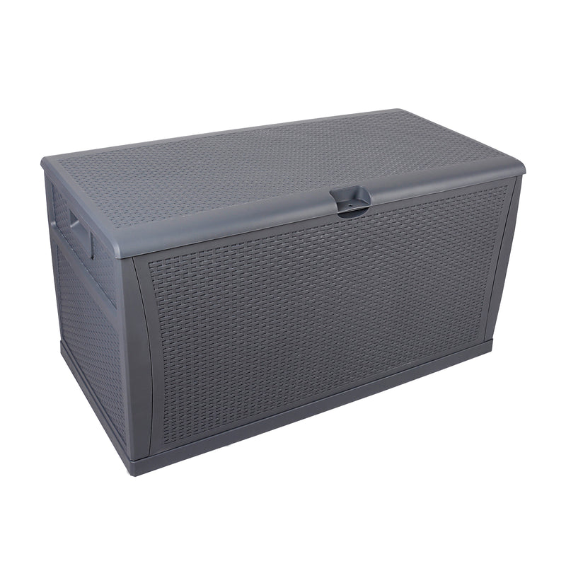 GAOMON Outdoor Garden Plastic Deck Box 120gal Storage Capacity Waterproof Lockable Container