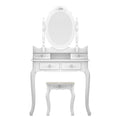 GAOMON Mirror Dresser Mdf Modern Concise 4-Drawer Removable Mirror Dresser