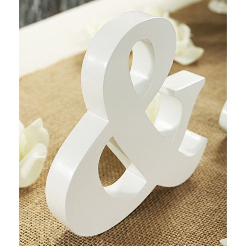 GAOMON Wooden MRS & MRS Letter Gay Wedding Props Table Ornaments White