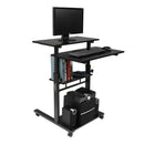 GAOMON Standing Lifting Computer Table Height Adjustable Laptop Black