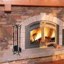 GAOMON Fireplace Stove Tools 5-in-1 Hook Bracket Black
