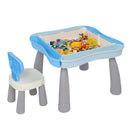 GAOMON Kids Activity Table Set Building Block Table with Chair