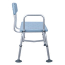 GAOMON Bathroom Safety Shower Chair 10-level Height Adjustable Blue