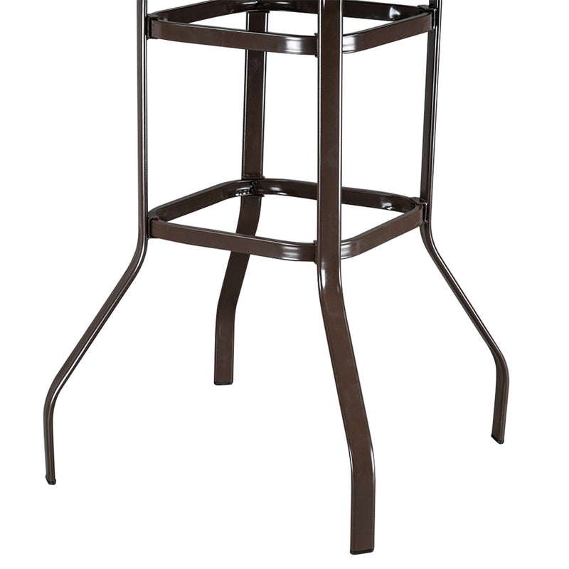 GAOMON Bar Table Patio Table Bistro High Top Patio Table Outdoor Brown
