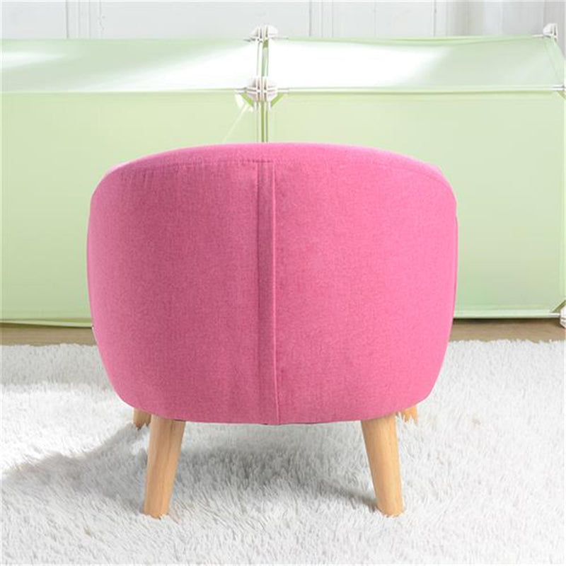 GAOMON Children Sofa with Detachable Cushion Household Living Room Rose Red