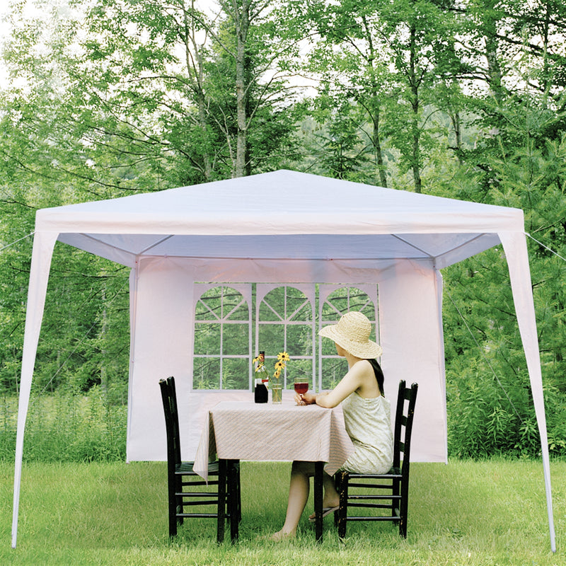 GAOMON 3-Sided Waterproof Assembled Tent Large Space with Spiral Tubes for Wedding Camping Parking