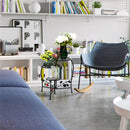 GAOMON 3-tierd Flower Pot Stand Lacquer Painted Metal Black