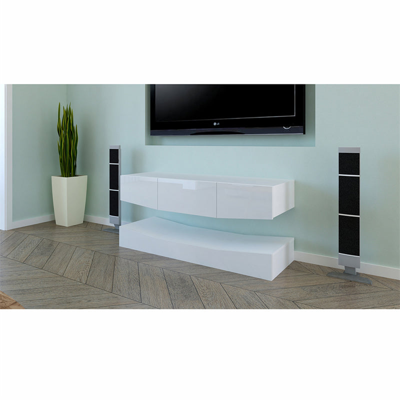 GAOMON 120cm Led TV Cabinet TV Console TV Stand