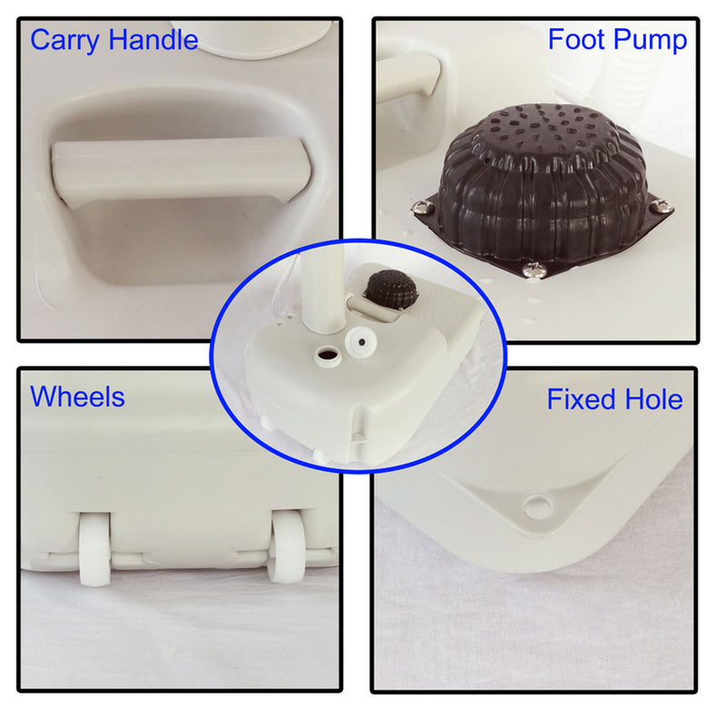 GAOMON Outdoor Wash Basin Portable Removable Outdoor Sink Vanity Sink Equipped