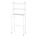 GAOMON 3-tier Bathroom Storage Rack Towels Toiletries Toilet Organizer White