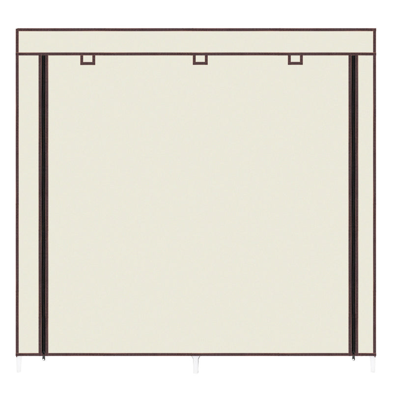 GAOMON 7 Layers 14 Grids Shoe Rack Portable Shoe Cabinet Beige