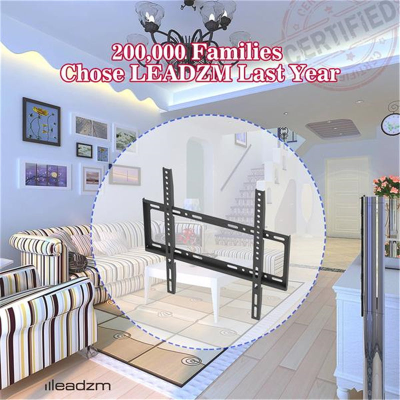 GAOMON TV Stand 26-55 Inches Desktop Single-column 3 Levels Black
