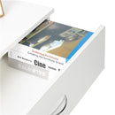 GAOMON Fiberboard Wood Cabinet Dresser with 4-drawer White