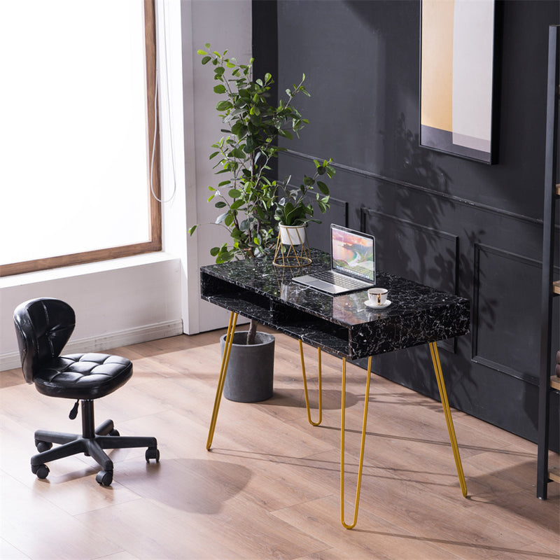 GAOMON Home Office Computer Desk with Open Compartments Study Writing Table