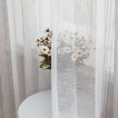 GAOMON 52 inches W Sheer Curtains for Living Room Bedroom Beige 52 inches W x84 inches L