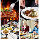 GAOMON 20 Piece Stainless Steel Kitchen Flatware Set - Silver