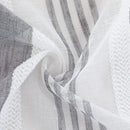 GAOMON 52"W Sheer Curtains for Living Room Bedroom Dark Grey 52"W x54"L