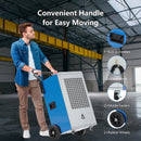 GAOMON 220 Pints Commercial Dehumidifier Portable Industrial Dehumidifier For Home Basement Garages Job Site