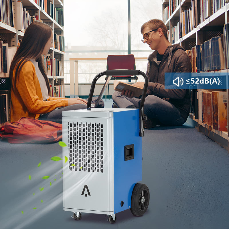GAOMON 140 Pints Commercial Dehumidifier Portable Industrial Dehumidifier for Home Basement Garages Job Site