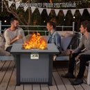 GAOMON 32 Inch Propane Fire Pit Table 50000BTU Rectangle Fire Table