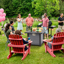 GAOMON 32 Inch Propane Fire Pit Table 50000BTU Rectangle Fire Table