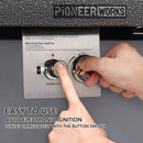 GAOMON 32 Inch Propane Fire Pit Table 50000BTU Rectangle Fire Table