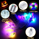 GAOMON 20 LEDs Halloween Ghost String Lights 11.8ft