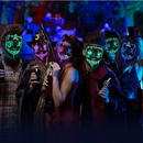 GAOMON Halloween Mask 2 colors Scary LED Mask for Halloween Cosplay Costume