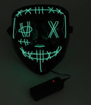 GAOMON Halloween Mask 2 colors Scary LED Mask for Halloween Cosplay Costume