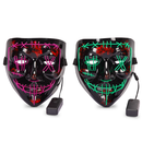 GAOMON Halloween Mask 2 colors Scary LED Mask for Halloween Cosplay Costume