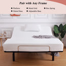 GAOMON 8-Inch Twin Size Mattress Dual Layers Memory Foam Mattress Convoluted Foam Mattress