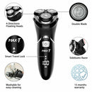 GAOMON Max-T Men Electric Razor Detachable Quick Rechargeable Wet Dry Rotary Shaver