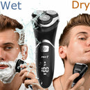 GAOMON Max-T Men Electric Razor Detachable Quick Rechargeable Wet Dry Rotary Shaver