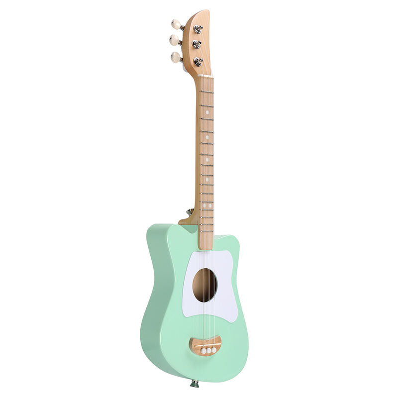 GAOMON 3 String Mini Acoustic Guitar Basswood Body Fully-Enclosed Tuners Small Guitar