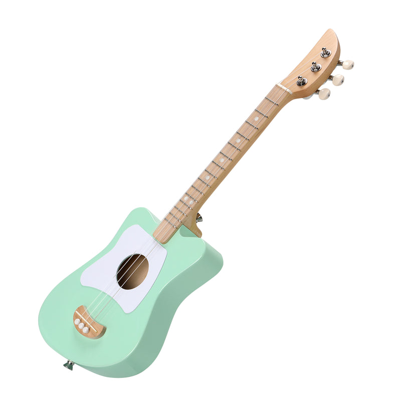GAOMON 3 String Mini Acoustic Guitar Basswood Body Fully-Enclosed Tuners Small Guitar