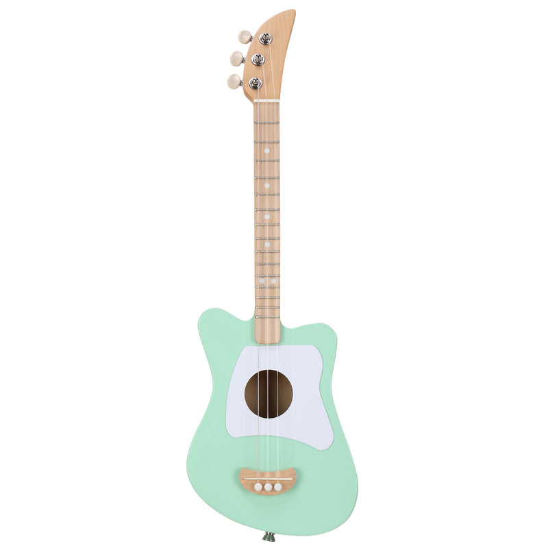 GAOMON 3 String Mini Acoustic Guitar Basswood Body Fully-Enclosed Tuners Small Guitar